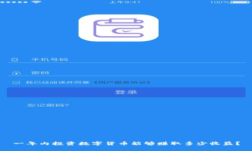 一年内投资数字货币能够赚取多少收益？